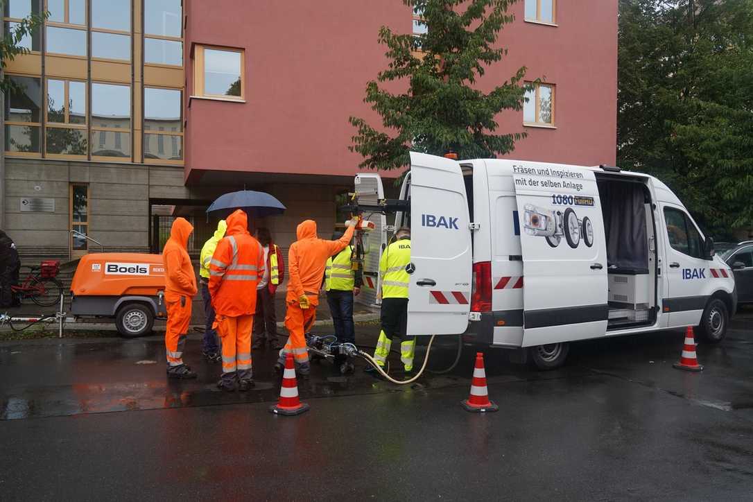 Tote Anschlüsse via Roboter dauerhaft versiegelt Tote Anschlüsse via Roboter dauerhaft versiegelt