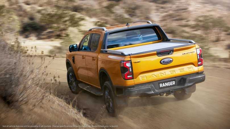 Der neue Ford Ranger Wildtrak kostet netto 47.500 Euro aufwärts. Dafür gibts den Pick-up dann auch in "Cyber Orange". | Foto: Ford Der neue Ford Ranger Wildtrak kostet netto 47.500 Euro aufwärts. Dafür gibts den Pick-up dann auch in "Cyber Orange". | Foto: Ford