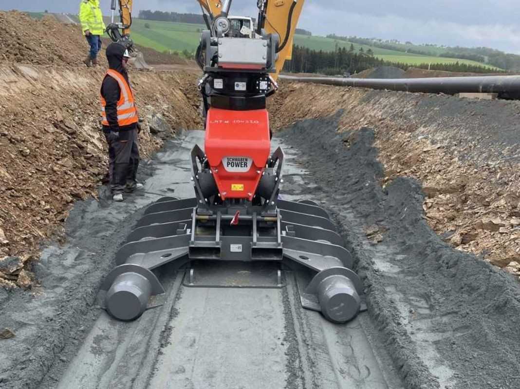 Neue Wechselplatte für Erdkabel-Verlegung in der Südlink-Trasse Neue Wechselplatte für Erdkabel-Verlegung in der Südlink-Trasse