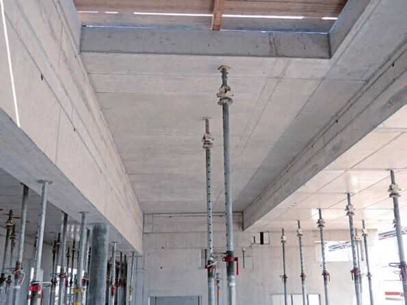 Flexible Schalung schafft Decken und Unterzüge zugleich Flexible Schalung schafft Decken und Unterzüge zugleich