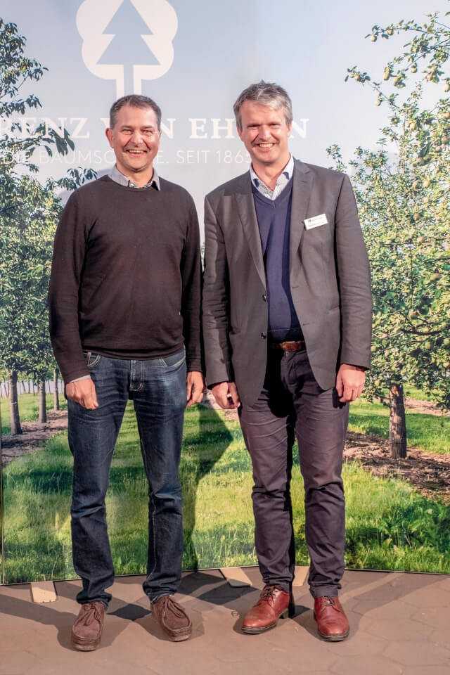 Prof. Mark Krieger (l.), Spezialist für Pflanzplanungen, und Bernhard von Ehren | Foto: LvE Prof. Mark Krieger (l.), Spezialist für Pflanzplanungen, und Bernhard von Ehren | Foto: LvE
