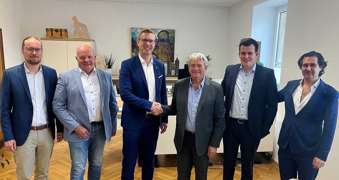 Magni Telescopic Handlers Neubau der Deutschlandzentrale in Dülmen Magni Telescopic Handlers Neubau der Deutschlandzentrale in Dülmen