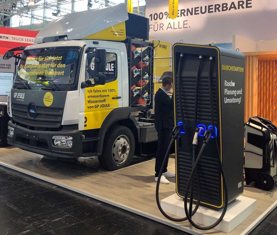 Wasserstoff-Lkw: Paul Group liefert Brennstoffzellen-Trucks an GP Joule Wasserstoff-Lkw: Paul Group liefert Brennstoffzellen-Trucks an GP Joule