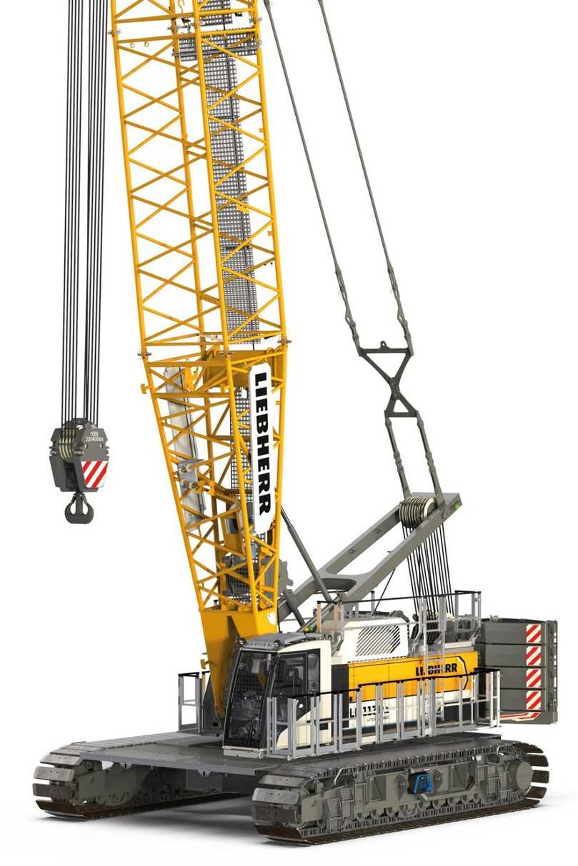 Liebherr Raupenkran LR 1130.1 unplugged: Die Batteriekapazität reicht für 8 Stunden Hebebetrieb oder das Aufrichten des Hauptauslegers mit Nadelausleger. | Foto: Liebherr Liebherr Raupenkran LR 1130.1 unplugged: Die Batteriekapazität reicht für 8 Stunden Hebebetrieb oder das Aufrichten des Hauptauslegers mit Nadelausleger. | Foto: Liebherr