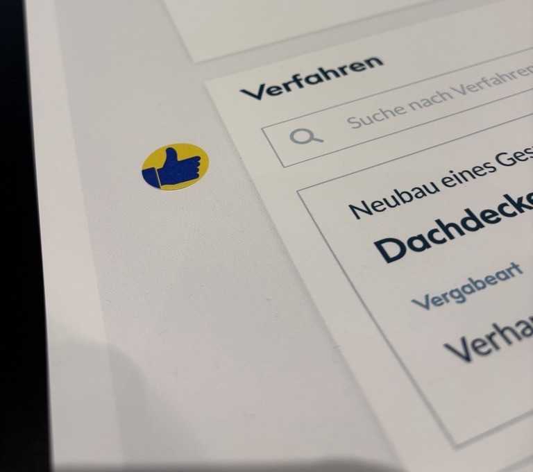 Neben der Live-Präsentation wurden Drucke ausgelegt, auf denen die Gäste ihr Feedback geben konnten.