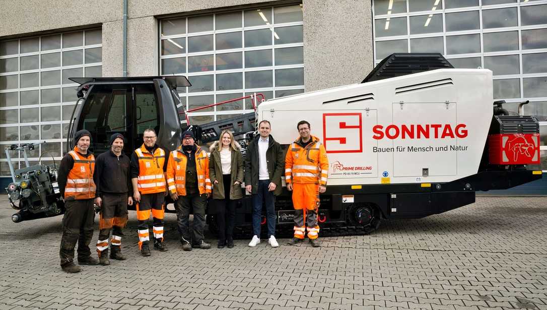 HDD-Investition: Sonntag kauft Bohranlage HDD-Investition: Sonntag kauft Bohranlage
