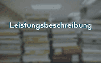 Leistungsbeschreibung Leistungsbeschreibung