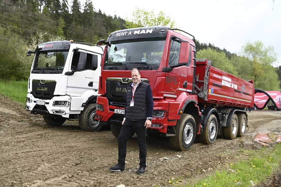MAN TGS mit Gummifederung Ultimaax von Hendrickson MAN TGS mit Gummifederung Ultimaax von Hendrickson
