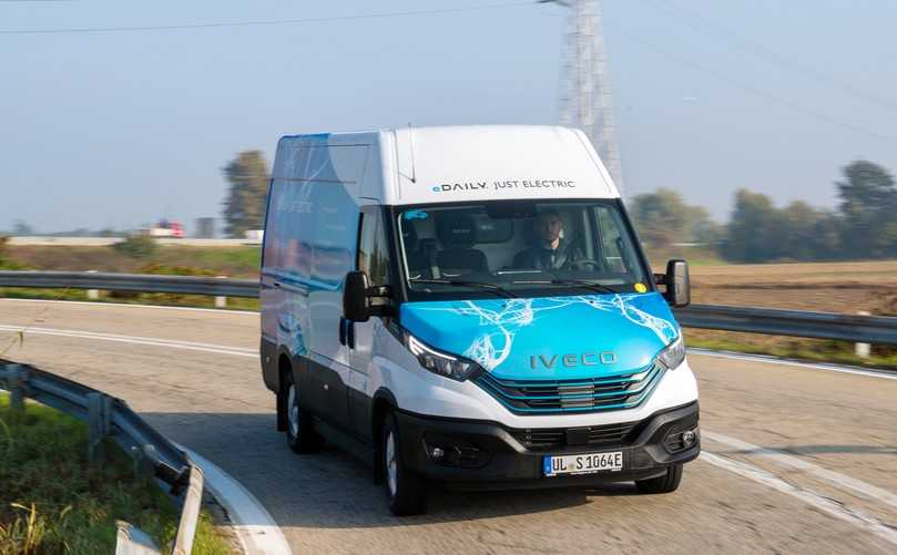 Volles Programm: Der eDaily fährt als Kastenwagen in allen Formaten sowie als Fahrgestell mit unterschiedlichsten Aufbauten vor. | Foto: Iveco, Randolf Unruh Volles Programm: Der eDaily fährt als Kastenwagen in allen Formaten sowie als Fahrgestell mit unterschiedlichsten Aufbauten vor. | Foto: Iveco, Randolf Unruh