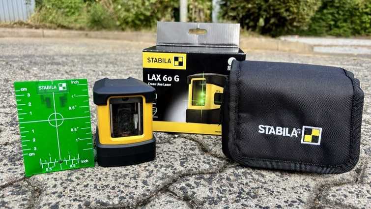 Der Kreuzlinienlaser LAX 60 G von Stabila im Praxisest