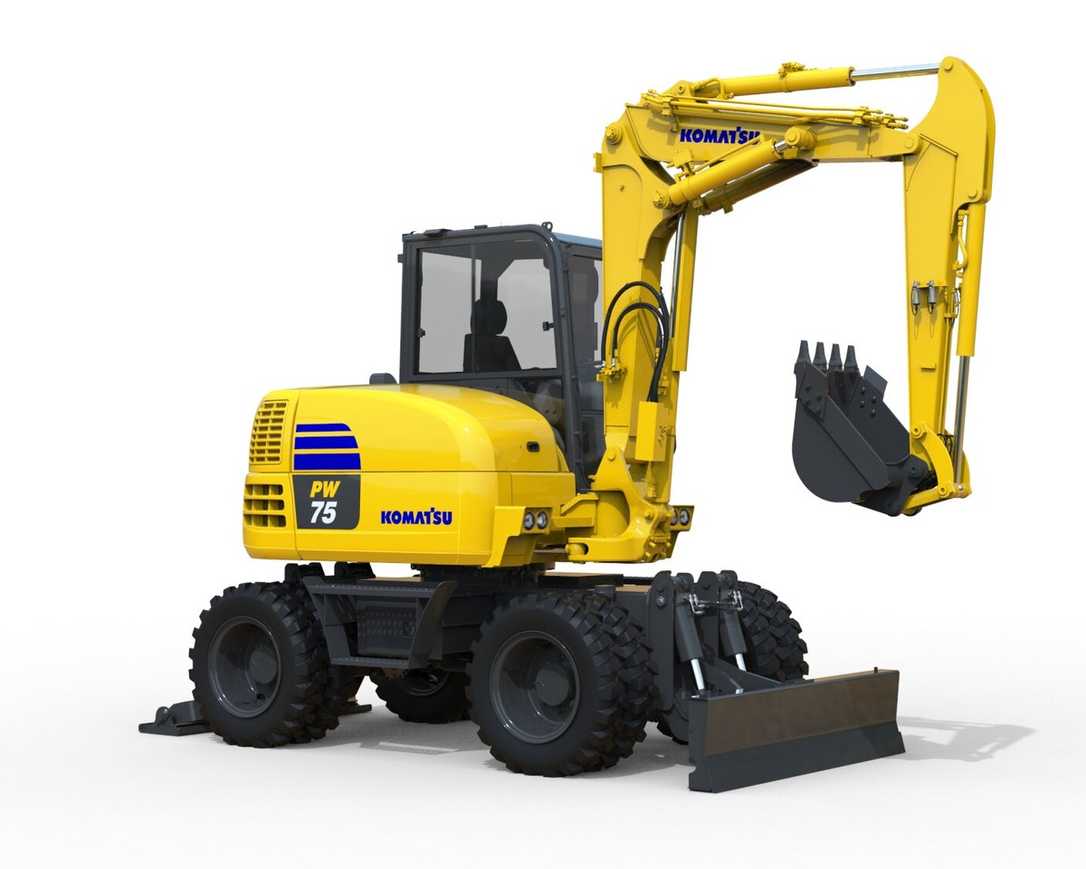 Komatsu präsentiert seinen neuen Kompakt-Mobilbagger auf der bauma 2025