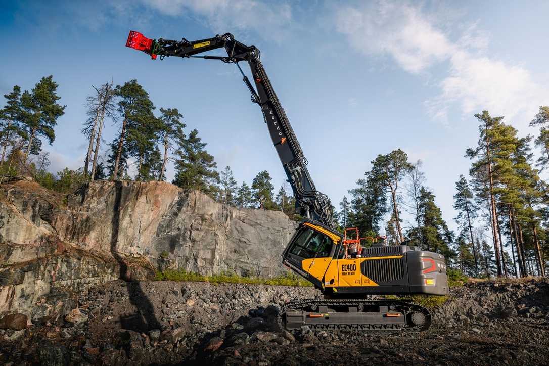 Neue Volvo-Abbruchbagger EC300 EC400 High Reach und EC500 High Reach Neue Volvo-Abbruchbagger EC300 EC400 High Reach und EC500 High Reach