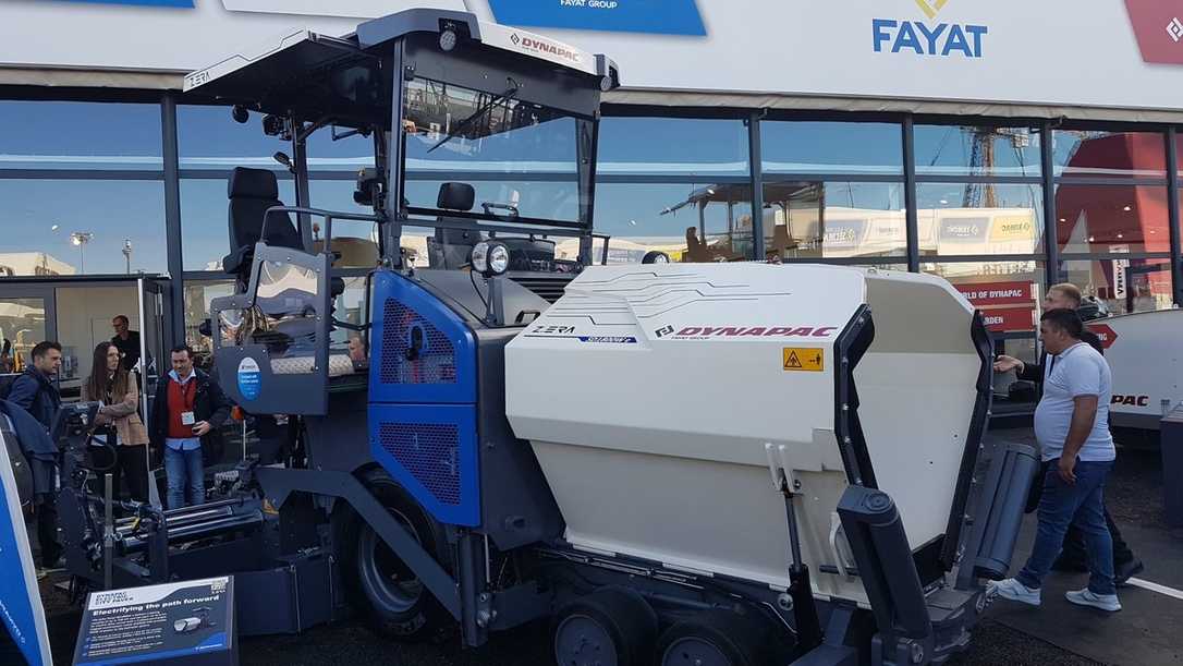Dynapac stellt elektrischen Fertiger für Innenstädte vor Dynapac stellt elektrischen Fertiger für Innenstädte vor