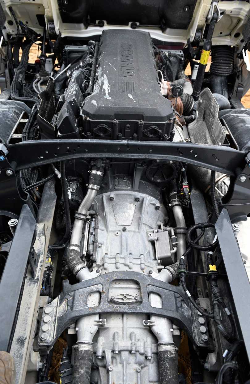 Die elektronisch gesteuerte Motor-Getriebe-Einheit sorgt zusammen mit den AP-Achsen für satte Antriebsleistung. | Foto: QUATEX Die elektronisch gesteuerte Motor-Getriebe-Einheit sorgt zusammen mit den AP-Achsen für satte Antriebsleistung. | Foto: QUATEX