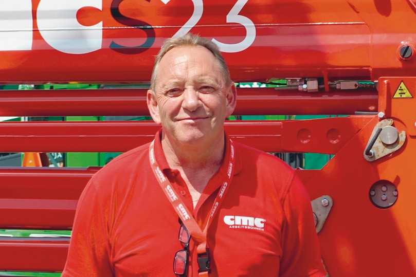 Dieter Roters ist Geschäftsführer der CMC Arbeitsbühnen GmbH & Co. KG, Metelen. | Foto: B_I Bauer Dieter Roters ist Geschäftsführer der CMC Arbeitsbühnen GmbH & Co. KG, Metelen. | Foto: B_I Bauer