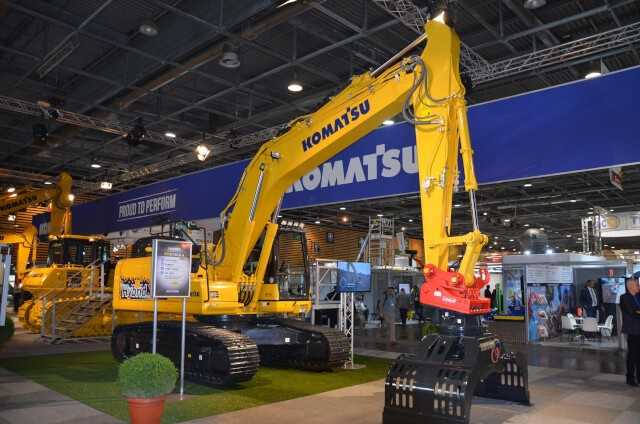 Komatsu-Hybridbagger weiterentwickelt Komatsu-Hybridbagger weiterentwickelt