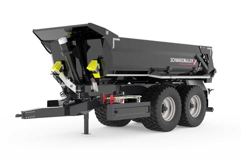 Der erste selbst entwickelte Mulden-Kippanhänger TP22 für den Offroad-Einsatz von Schwarzmüller ist ebenfalls auf der bauma 2022 zu sehen. | Foto: Schwarzmüller Der erste selbst entwickelte Mulden-Kippanhänger TP22 für den Offroad-Einsatz von Schwarzmüller ist ebenfalls auf der bauma 2022 zu sehen. | Foto: Schwarzmüller