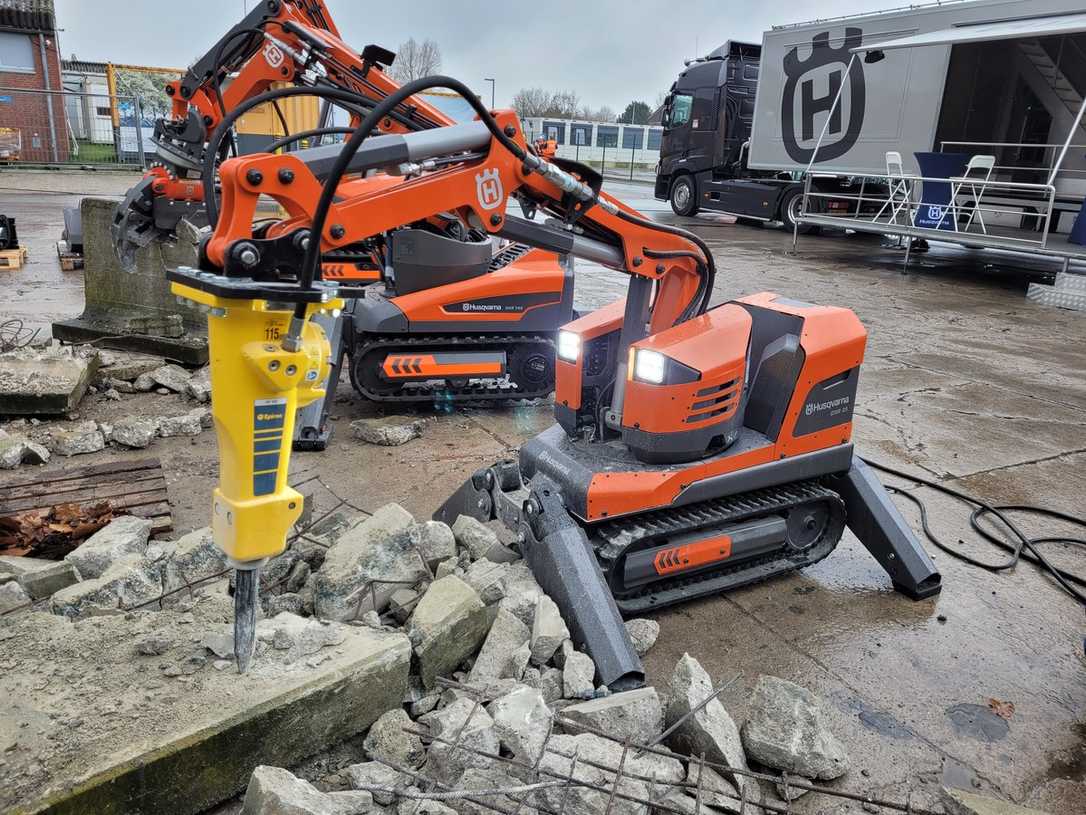 Husqvarna erweitert Abbruchroboter-Serie um den DXR 95 Husqvarna erweitert Abbruchroboter-Serie um den DXR 95