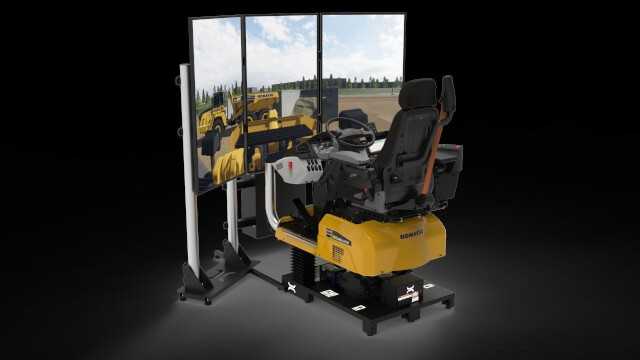 Baumaschinen in einem spezifischen Einsatz effizienter betreiben oder vor dem Kauf genauer kennenlernen: Der erste Baumaschinen-Fahrsimulator am Komatsu-Standort Hannover bietet viele Möglichkeiten. | Grafik: Komatsu Baumaschinen in einem spezifischen Einsatz effizienter betreiben oder vor dem Kauf genauer kennenlernen: Der erste Baumaschinen-Fahrsimulator am Komatsu-Standort Hannover bietet viele Möglichkeiten. | Grafik: Komatsu