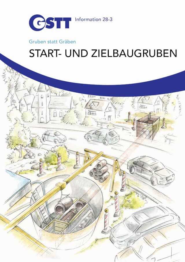 Der Teil 3 der GSTT-Information 28 zum Thema Rohrvortrieb beschäftigt sich mit den Start- und Zielbaugruben. Der Teil 3 der GSTT-Information 28 zum Thema Rohrvortrieb beschäftigt sich mit den Start- und Zielbaugruben.