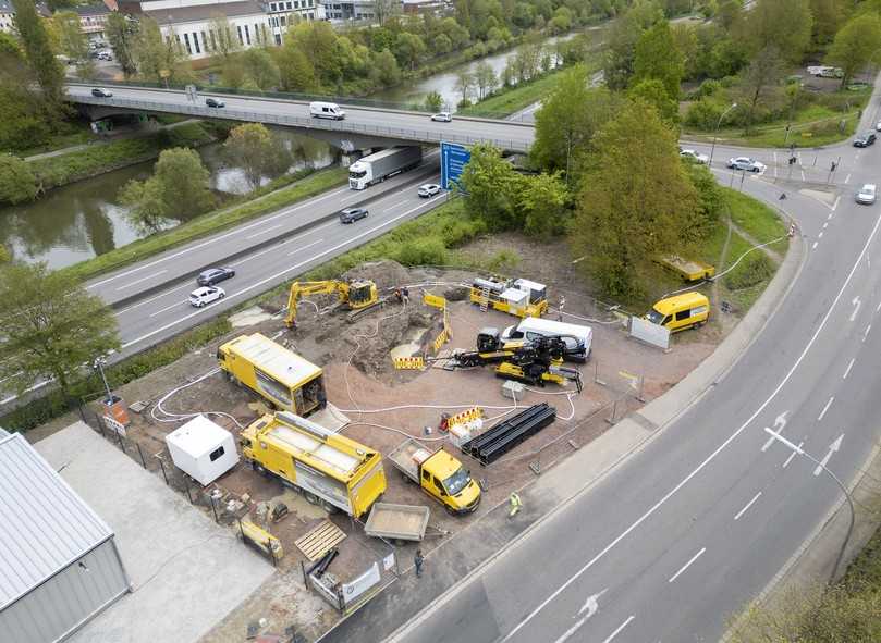 Baustelleneinrichtung mit Ditch Witch AT120, zwei Bentonit-Mischanlagen sowie Recyclinganlage MRS 350+ | Foto: Matthias Ruppert Bauunternehmen Baustelleneinrichtung mit Ditch Witch AT120, zwei Bentonit-Mischanlagen sowie Recyclinganlage MRS 350+ | Foto: Matthias Ruppert Bauunternehmen