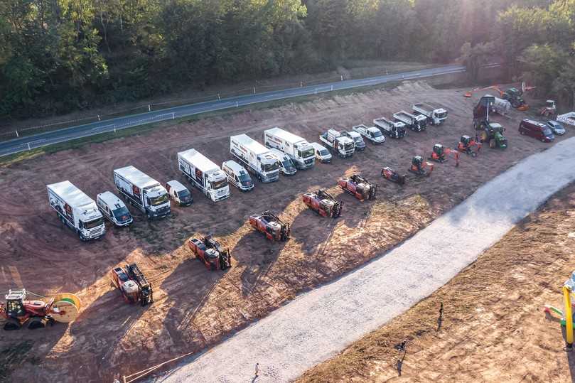 Die Flotte der Mucaj Tiefbau GmbH ist inzwischen auf zehn Bohranlagen angewachsen. | Foto: Mucaj Tiefbau Die Flotte der Mucaj Tiefbau GmbH ist inzwischen auf zehn Bohranlagen angewachsen. | Foto: Mucaj Tiefbau