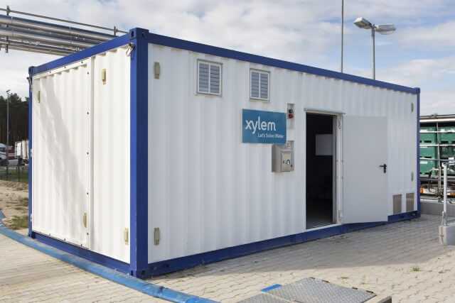 Kompakt gebaut, schnell geliefert: Die gesamte Anlage kam im Container auf das Werksgelände in Haren. Kompakt gebaut, schnell geliefert: Die gesamte Anlage kam im Container auf das Werksgelände in Haren.