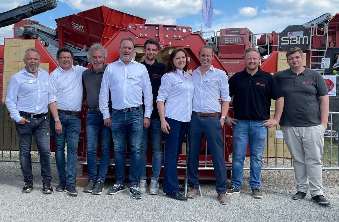 Moerschen Mobile Aufbereitung aus Willich auf RATL Tiefbau Recycling Messe in Karlsruhe Moerschen Mobile Aufbereitung aus Willich auf RATL Tiefbau Recycling Messe in Karlsruhe