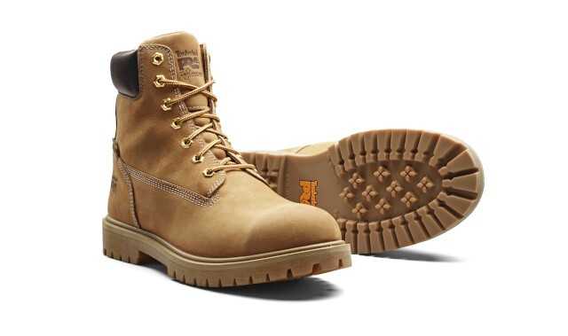 Ein echter S3-Sicherheitsschuh – wasserdicht, mit Metallzehenkappe und Durchstichschutz. | Fotos: Timberland Pro Ein echter S3-Sicherheitsschuh – wasserdicht, mit Metallzehenkappe und Durchstichschutz. | Fotos: Timberland Pro