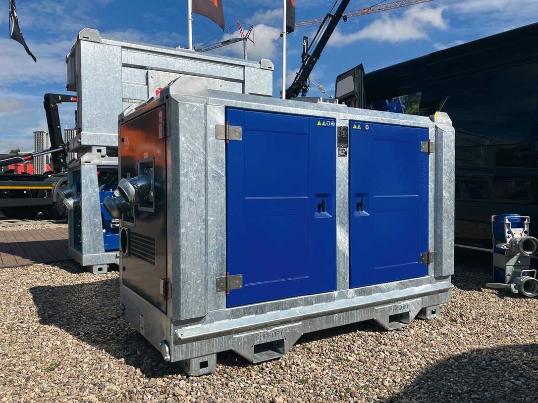 Grundwasserabsenkung: Neue Hybridpumpe bringt mehr Flexibilität auf die Baustelle Grundwasserabsenkung: Neue Hybridpumpe bringt mehr Flexibilität auf die Baustelle