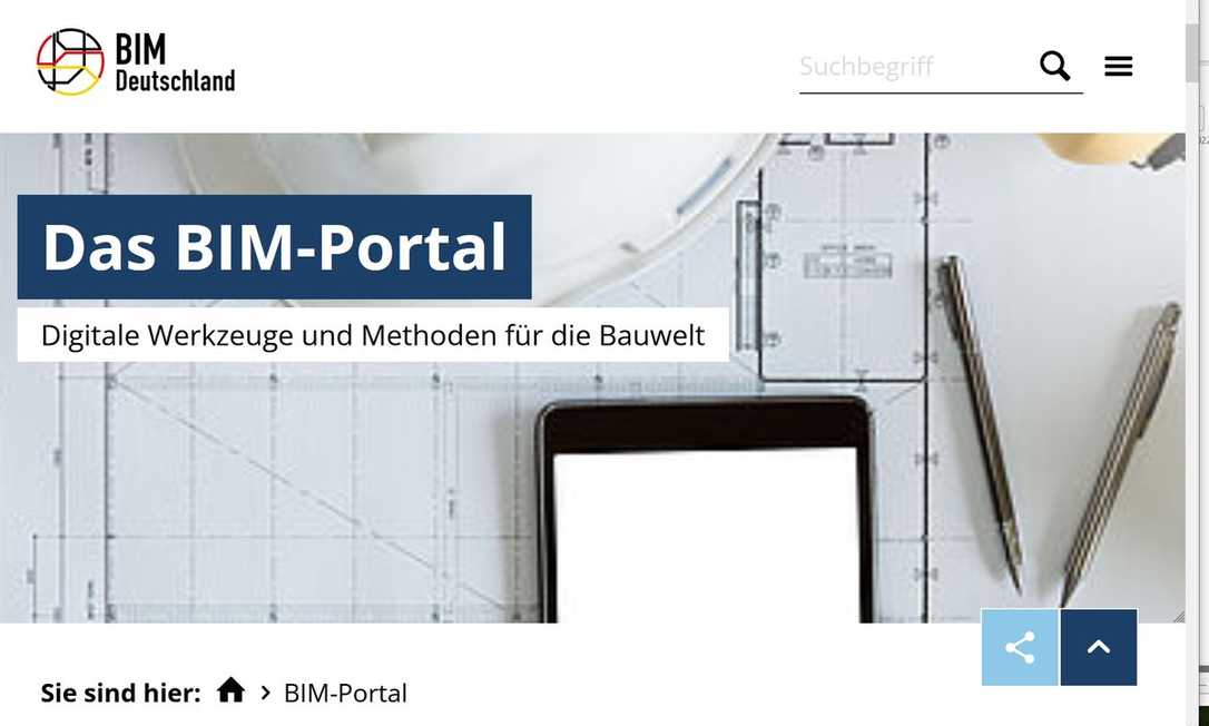 Digitalisierung am Bau: BIM-Portal des Bundes jetzt freigeschaltet Digitalisierung am Bau: BIM-Portal des Bundes jetzt freigeschaltet