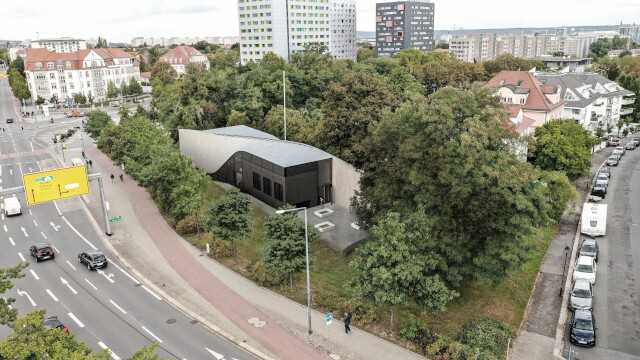 Südvorstadt Dresden: Hier auf dem Campusgelände der TU Dresden soll das erste Gebäude der Welt gebaut werden, das komplett aus Carbonbeton besteht. | Abb.: TU Dresden Südvorstadt Dresden: Hier auf dem Campusgelände der TU Dresden soll das erste Gebäude der Welt gebaut werden, das komplett aus Carbonbeton besteht. | Abb.: TU Dresden
