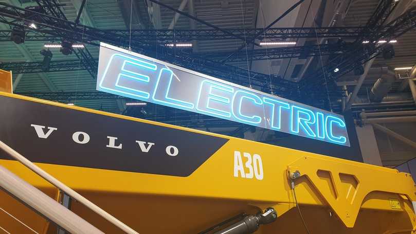 Volvo zeigt auf der bauma 2025 ein völlig emissionsfreies Lineup. | Foto: B_I MEDIEN/bh Volvo zeigt auf der bauma 2025 ein völlig emissionsfreies Lineup. | Foto: B_I MEDIEN/bh