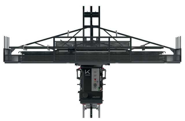 Der Liftbot wird kabellos gesteuert und mit Akkus betrieben. | Abb.: Kewazo Der Liftbot wird kabellos gesteuert und mit Akkus betrieben. | Abb.: Kewazo