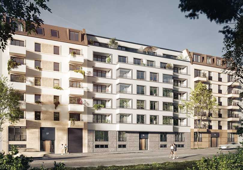 Typische Berliner Bauten: Die drei Gebäude werden nach Standard KfW 55 für energieeffiziente Gebäude errichtet. | Foto: Lagrande Group GmbH