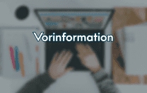 Vorinformation Vorinformation