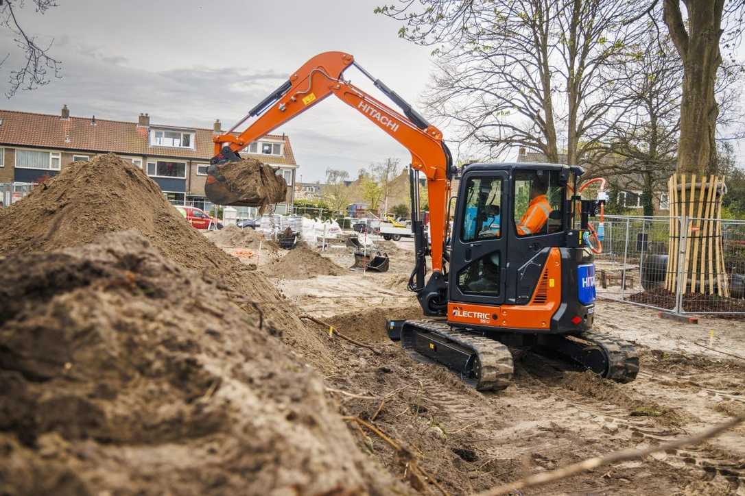 Hitachi Construction Machinery zero-emission-Elektrobagger ZX55U-6 EB Hitachi Construction Machinery zero-emission-Elektrobagger ZX55U-6 EB