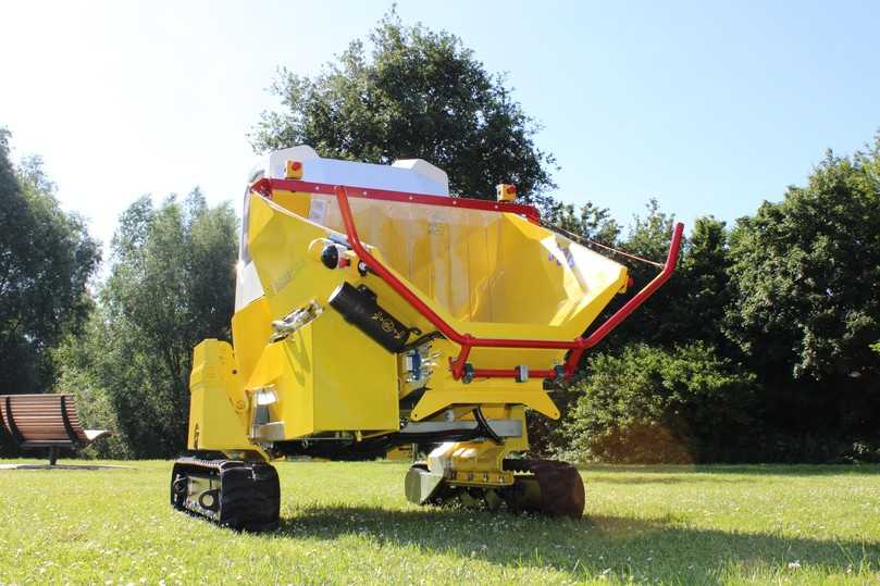 Der Einsatz des GS/JAGUAR D SR-TK ist aufgrund seiner variablen Spurbreite und Bodenfreiheit überaus vielseitig einsetzbar. | Foto: TS Industrie Der Einsatz des GS/JAGUAR D SR-TK ist aufgrund seiner variablen Spurbreite und Bodenfreiheit überaus vielseitig einsetzbar. | Foto: TS Industrie