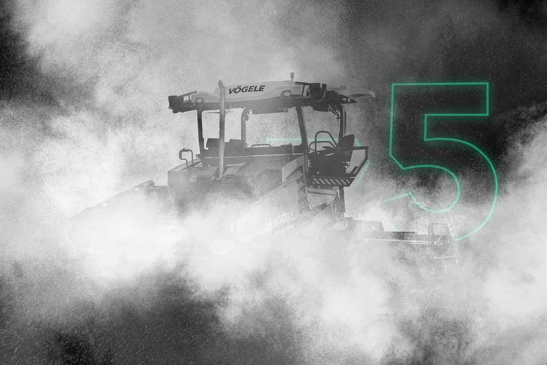 Vögele präsentiert Strich-5-Fertiger auf der Bauma Vögele präsentiert Strich-5-Fertiger auf der Bauma