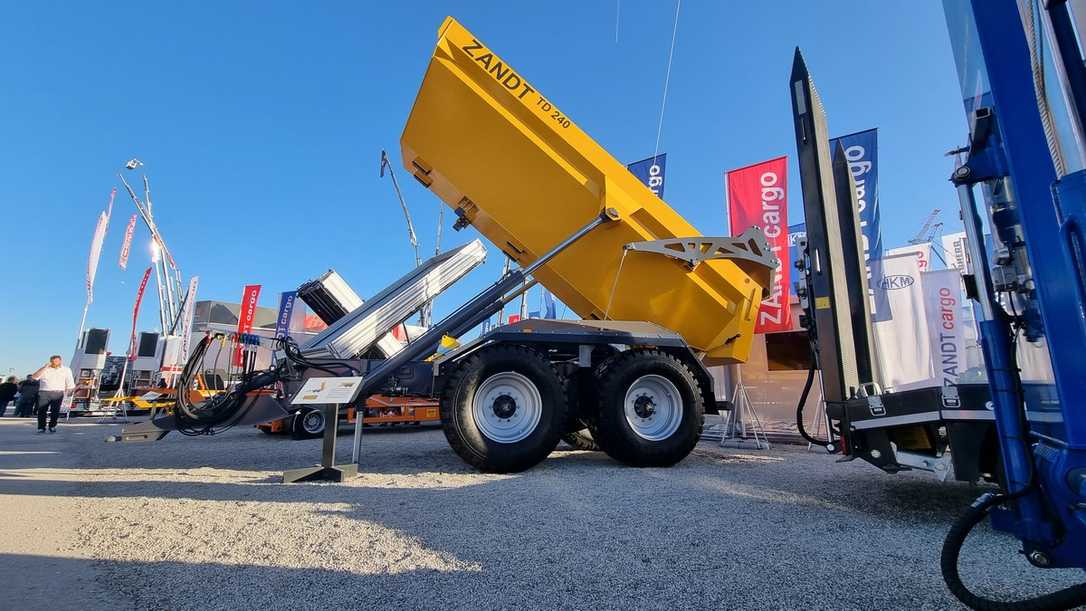 Zandt cargo optimiert Tandem-Dumper-Anhänger TD 240 Zandt cargo optimiert Tandem-Dumper-Anhänger TD 240