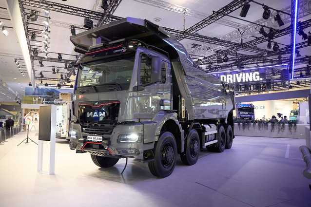 MAN zeigt neuen 60-Tonner für den Bergbau