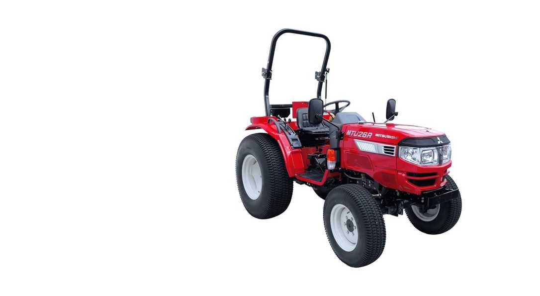 Mitsubishi ist mit den Kompakttraktoren MTU26RH und MTU26R zurück auf dem deutschen Markt Mitsubishi ist mit den Kompakttraktoren MTU26RH und MTU26R zurück auf dem deutschen Markt