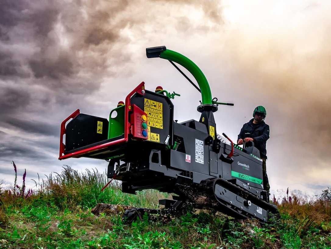 Greenmech mit Häcksler-Hightech auf der Demopark 2025 Greenmech mit Häcksler-Hightech auf der Demopark 2025
