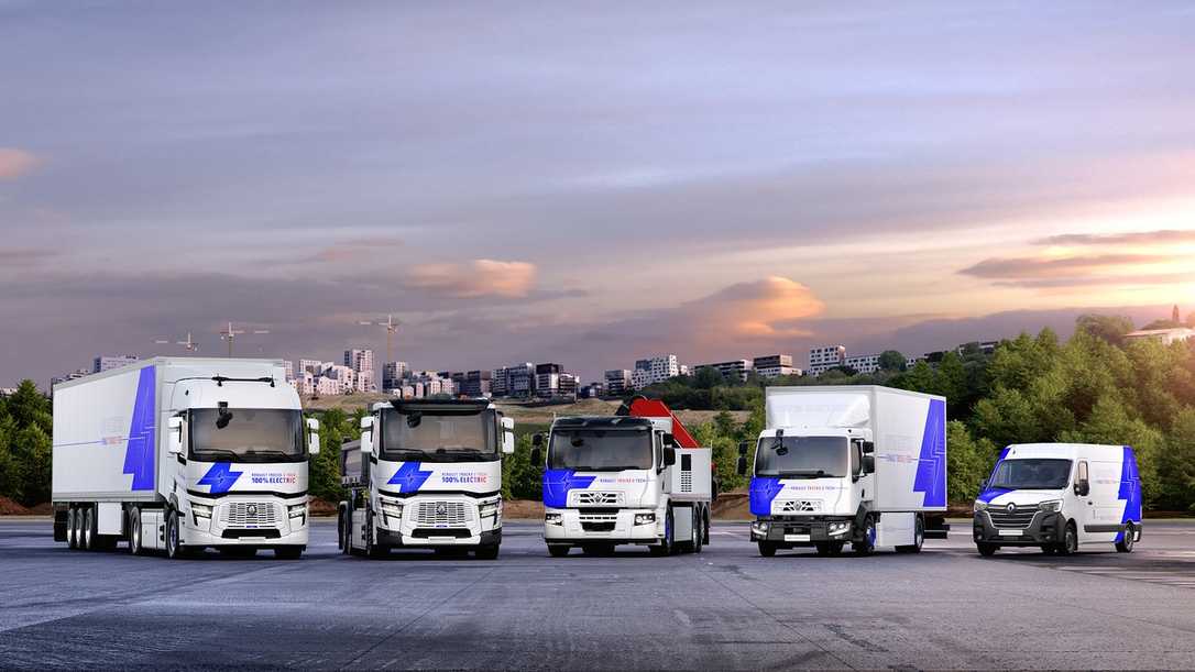 Schwere Elektro-Lkw: Neue E-Tech-Baureihen bei Renault Trucks Schwere Elektro-Lkw: Neue E-Tech-Baureihen bei Renault Trucks