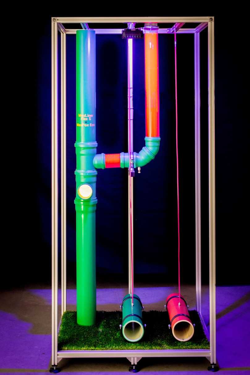 Modell für die Erklärung der Hinterwanderungsfreitheit, entwickelt von der IQS Engineering AG | Foto: RS Technik Modell für die Erklärung der Hinterwanderungsfreitheit, entwickelt von der IQS Engineering AG | Foto: RS Technik