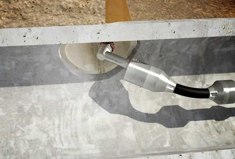 Abbiege-Fräser im Einsatz | Foto: DF-ING Abbiege-Fräser im Einsatz | Foto: DF-ING