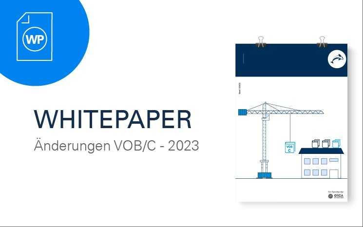 Auftragsvergabe: Whitepaper erläutert Änderungen in der VOB/C 2023 Auftragsvergabe: Whitepaper erläutert Änderungen in der VOB/C 2023