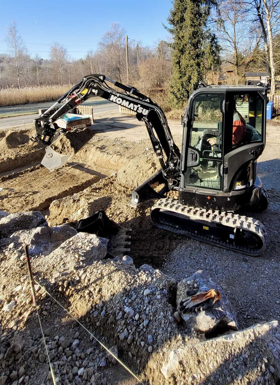 Komatsu Minibagger PC26MR-5 überzeugt GaLaBau-Betrieb Komatsu Minibagger PC26MR-5 überzeugt GaLaBau-Betrieb