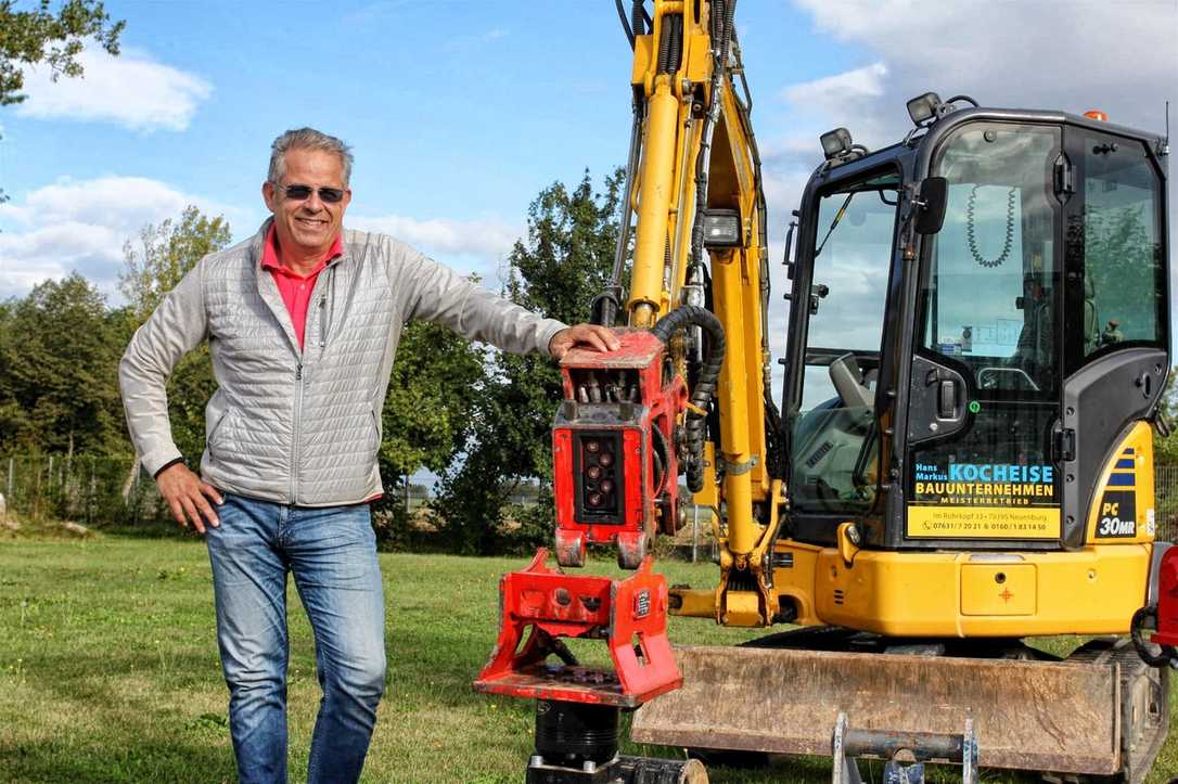 Vollhydraulischer Schnellwechsler für Minibagger Vollhydraulischer Schnellwechsler für Minibagger