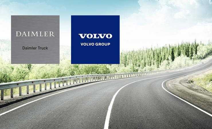 Volvo und Daimler besiegeln gemeinsame Brennstoffzellen-Entwicklung Volvo und Daimler besiegeln gemeinsame Brennstoffzellen-Entwicklung